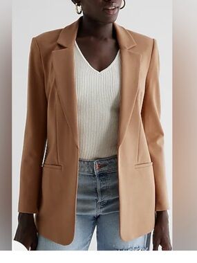 Express Columnist Open Front Blazer XS
